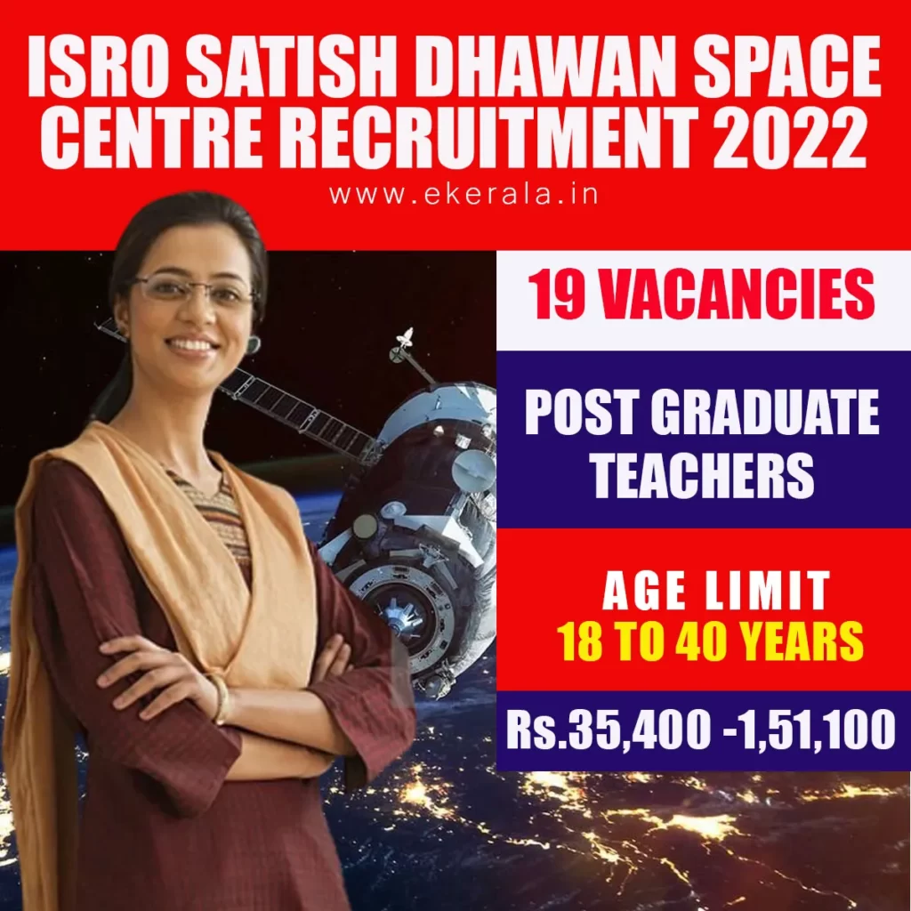 ISRO SDSC Recruitment 2022