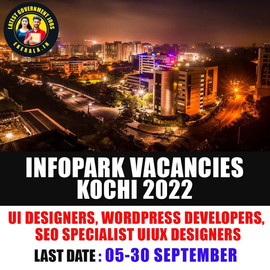 Job Vacancies at Infopark Kochi