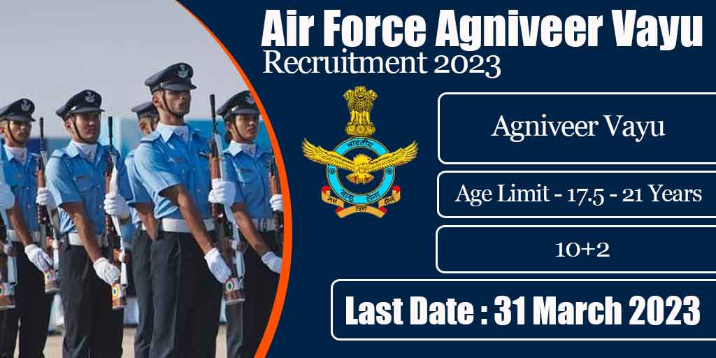 Air Force Agniveer Vayu Recruitment 2023